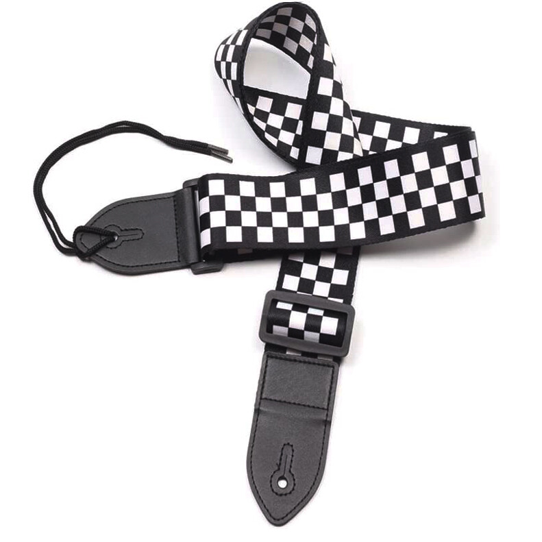 Adjustable Heavy Duty Guitar Strap For Electric Acoustic Guitar Bass Leather End