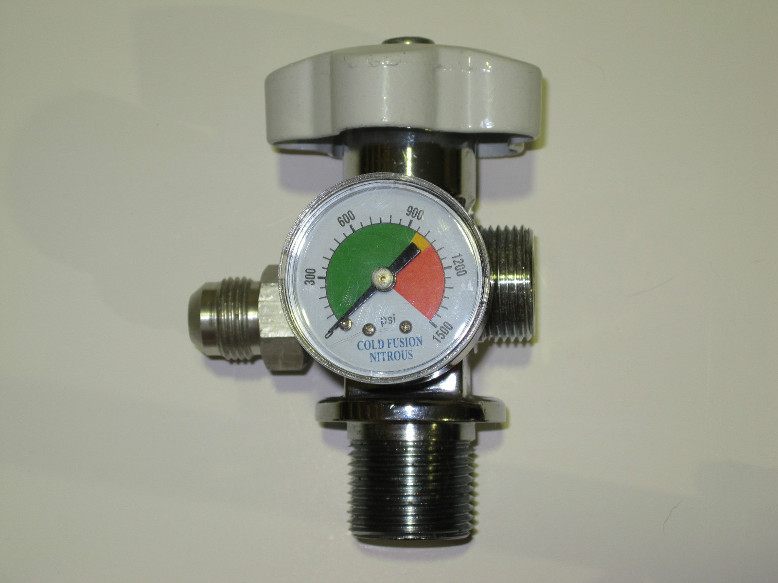 NEW High Flow Nitrous Bottle Valve fits 5LB, 10LB, 15LB & 20LB Bottles 