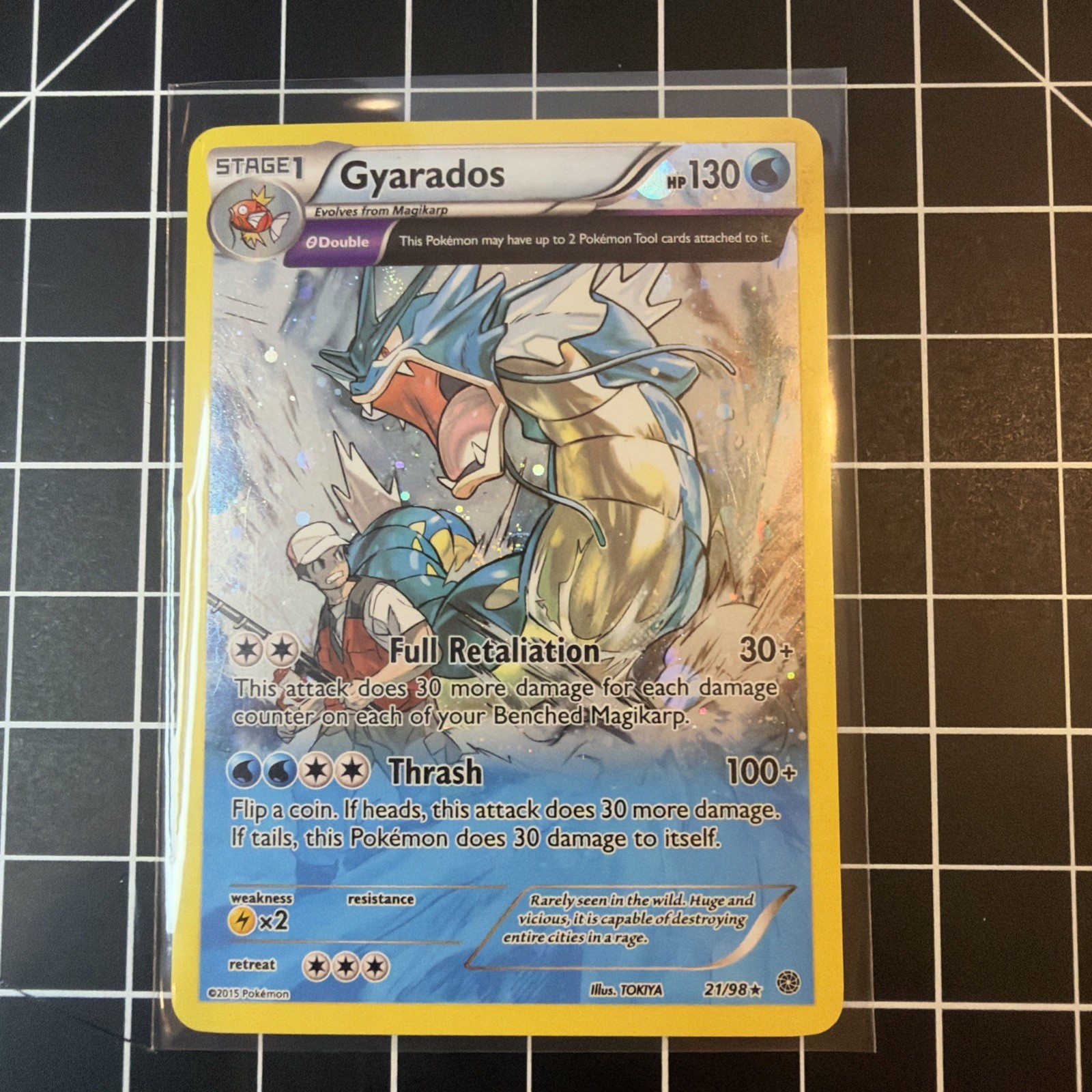 Pokemon TCG Gyarados 21/98 Holo Rare Ancient Origins XY