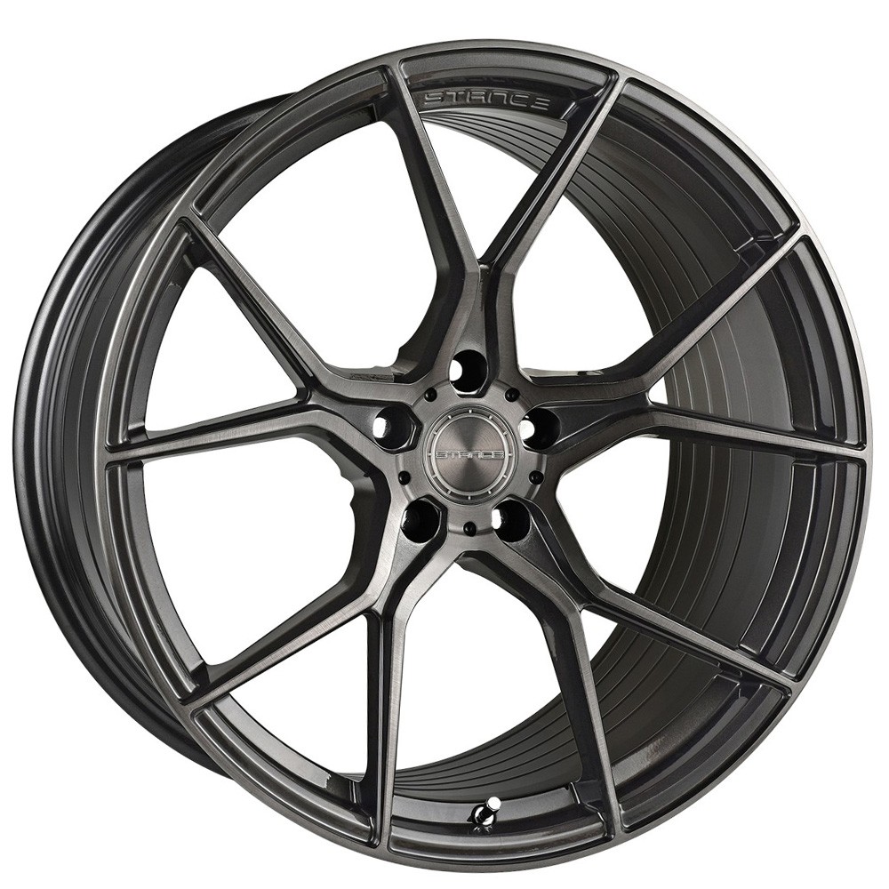 SF07 Stance Wheels 19x8.5 Brushed Dual Gunmetal Rims (4pcs) C3 SF07 Stance Wheels 19x8.5 Brushed Dual Gunmetal Rims (4pcs) C3