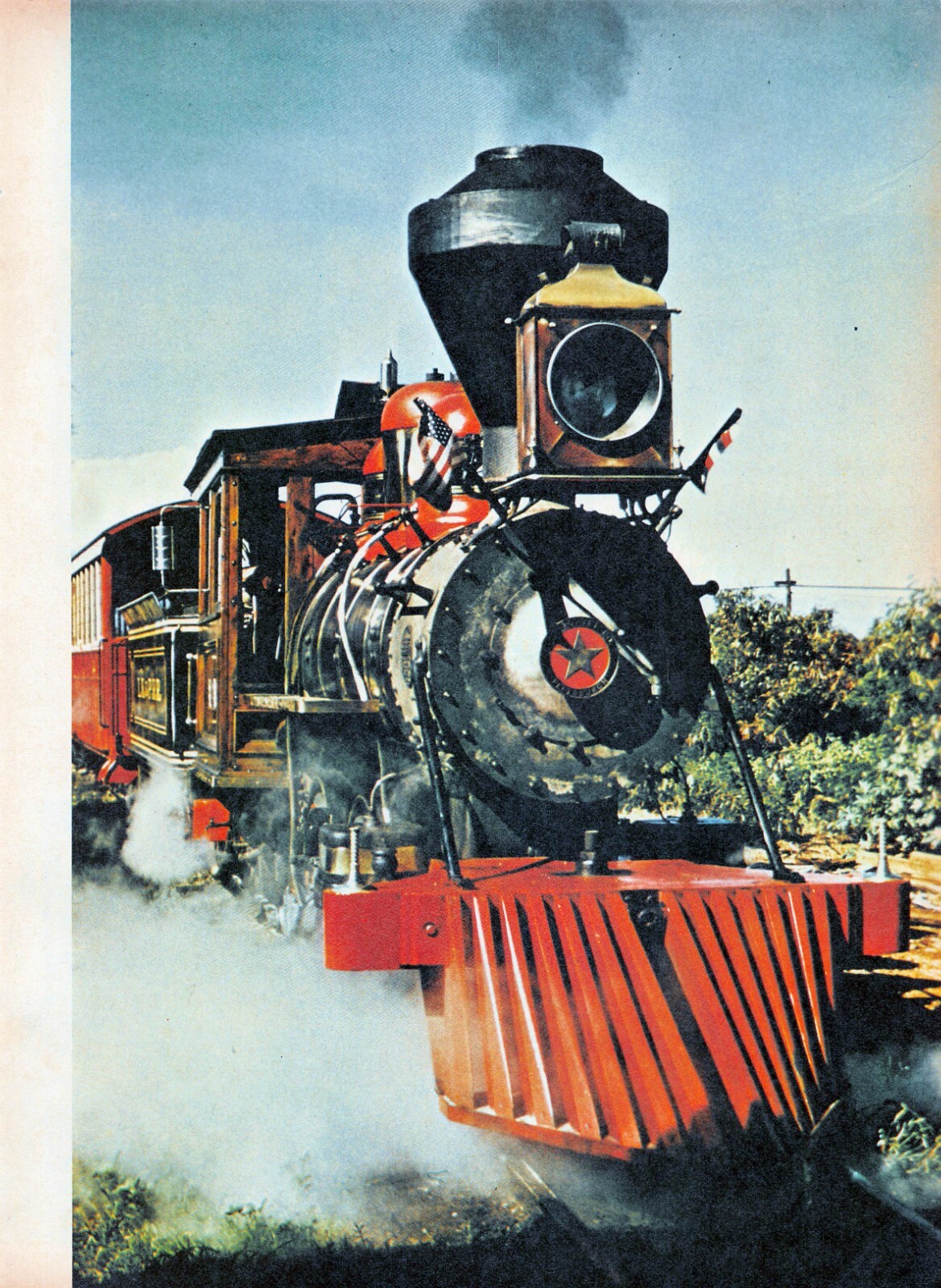 Locomotive #1 For Lahaina Kaanapali & Pacific Sugar Cane Train Vtg Mag Excerpt