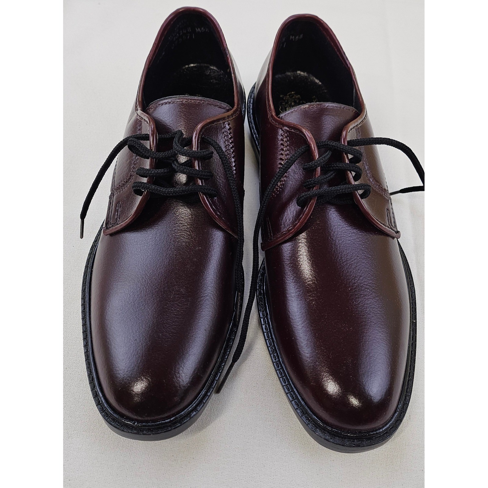 Vtg JB Oxblood Derby Dress Shoes Lace Up Formal Made in USA 20248 Mens 8.5M