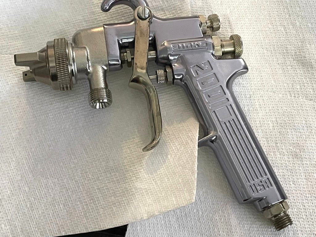 BINKS 2001 GUN WITH ALL STAINLESS STEEL PASSAGES 