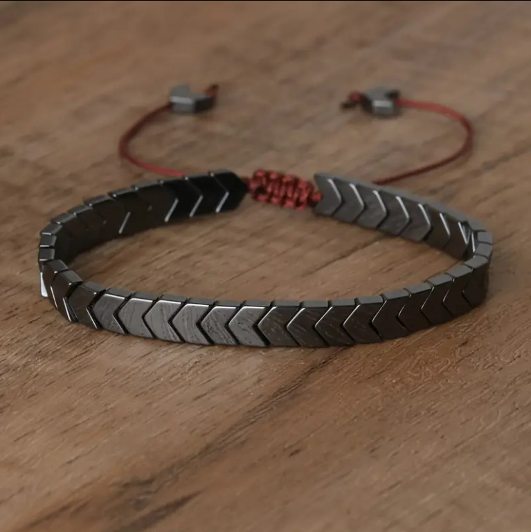 Hematite Bracelet 6.5\