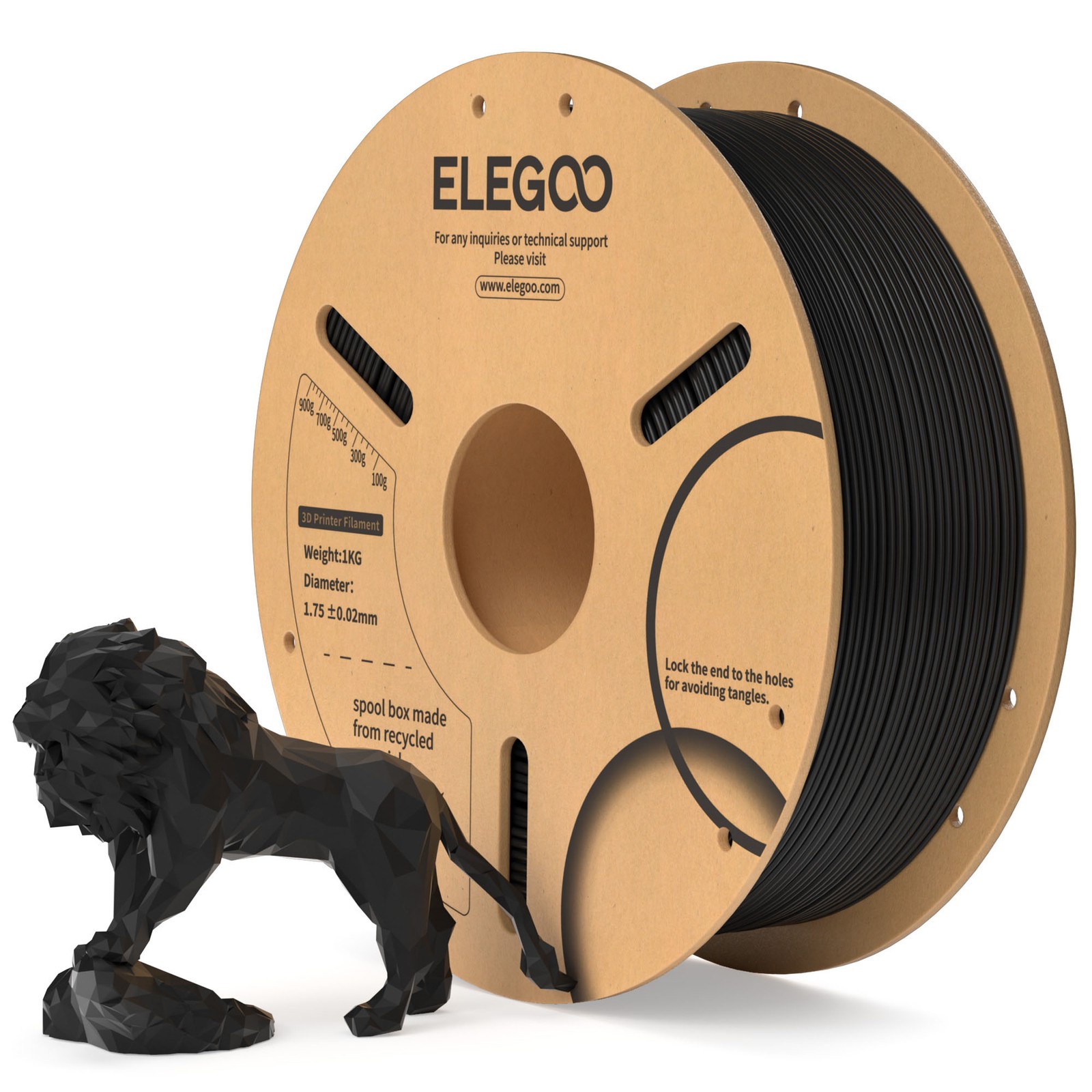 【Buy 3 Get 2 Free,Add 5】ELEGOO PLA PLA+Rapid PLA+ ASA 3D Printer Filament 1KG 