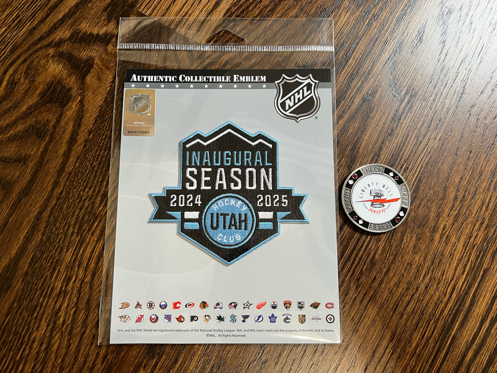 Utah Hockey Club Inaugural Season Shoulder National Emblem Patch