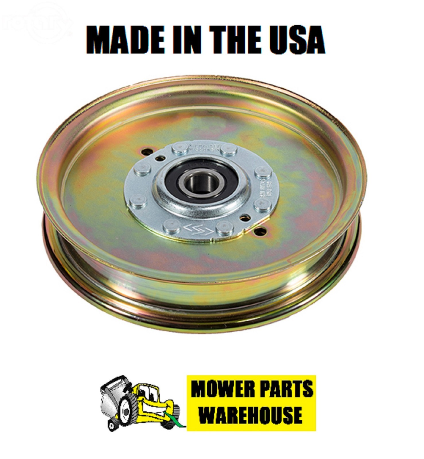 NEW REPL FLAT IDLER PULLEY REPLACES EXMARK TORO 116-4670 114-5895 126-9189 LAZER NEW REPL FLAT IDLER PULLEY REPLACES EXMARK TORO 116-4670 114-5895 126-9189 LAZER