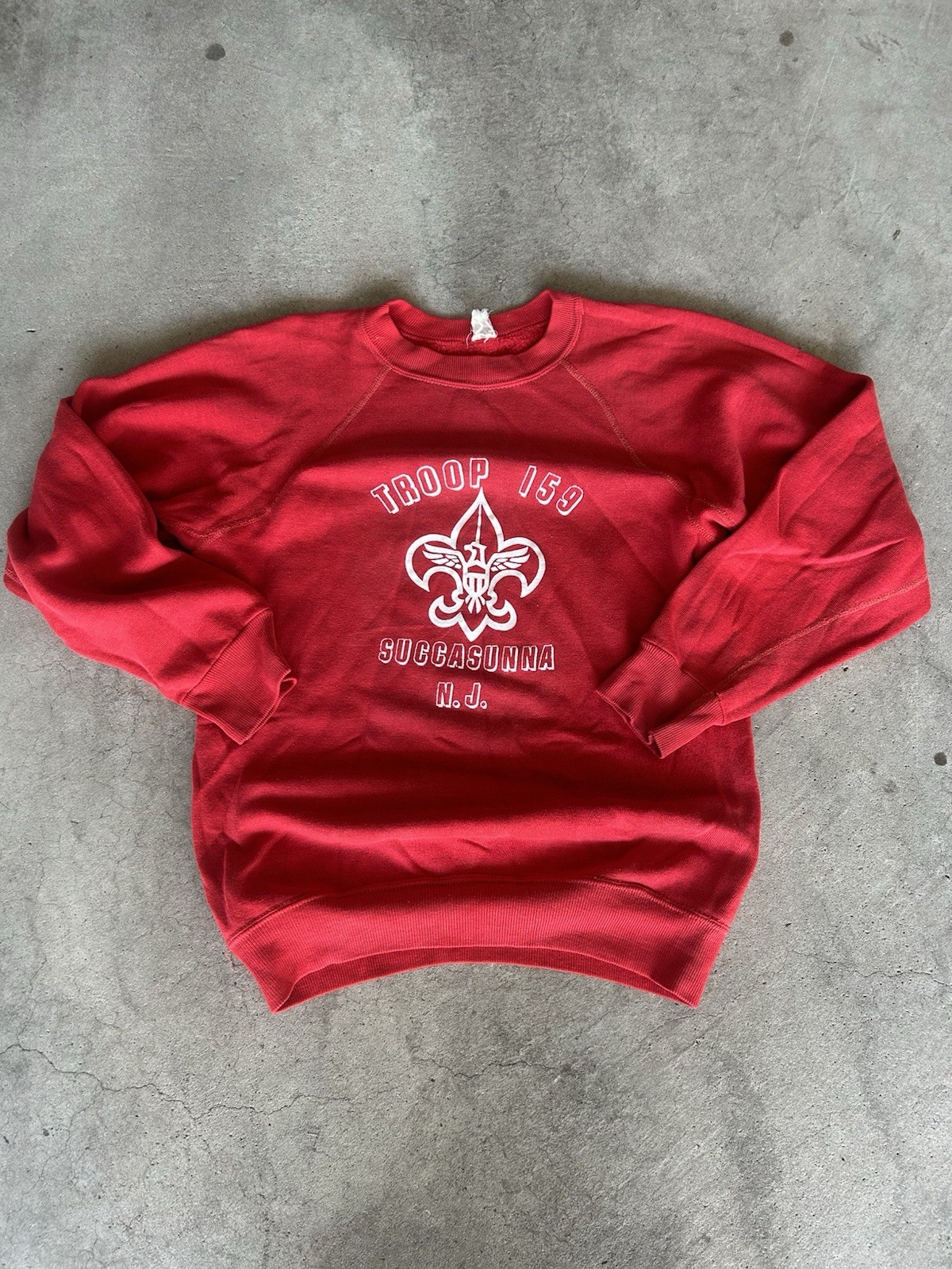 Insane 1960’s True Vintage Boy Scouts Sweatshirt- Original Art craft Sports Tag