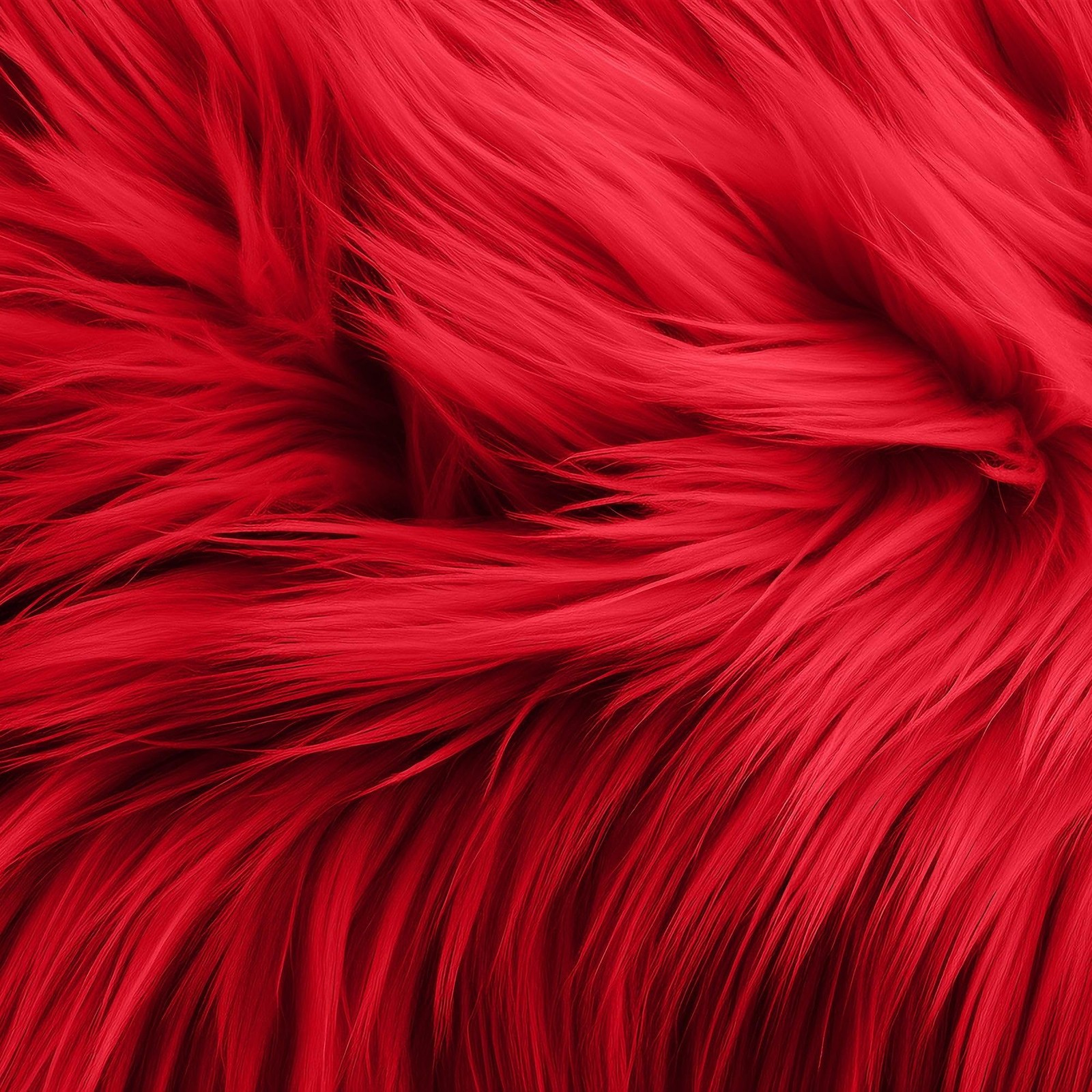 FabricLA Faux Fur Fabric - 16 Packs Square Fur Material - Red FFF-4X4-16P-Red FabricLA Faux Fur Fabric - 16 Packs Square Fur Material - Red FFF-4X4-16P-Red