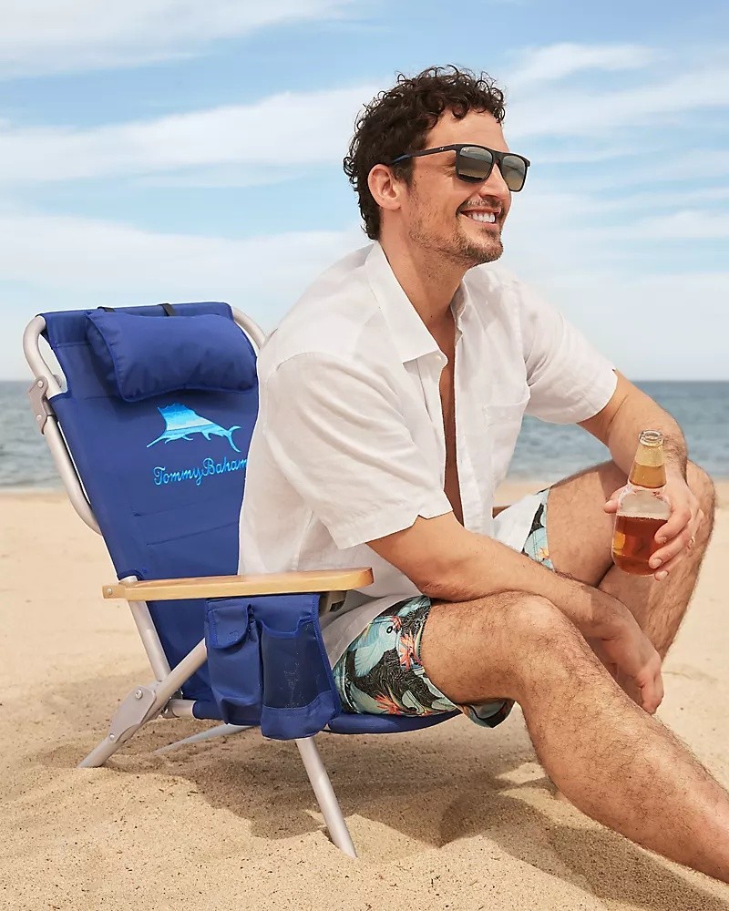  Image for Tommy Bahama Ocean Marlin Deluxe Backpack Beach Chair Image for Tommy