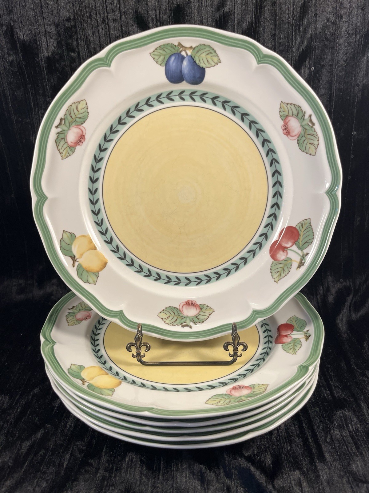 **READ** Villeroy & Boch French Garden Fleurence Dinner Plates Set Of 6,  10.5