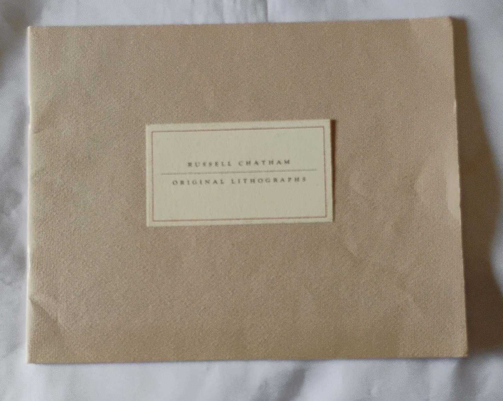 Vintage 1993 Russell Chatham Original Lithographs Exhibition Catalog