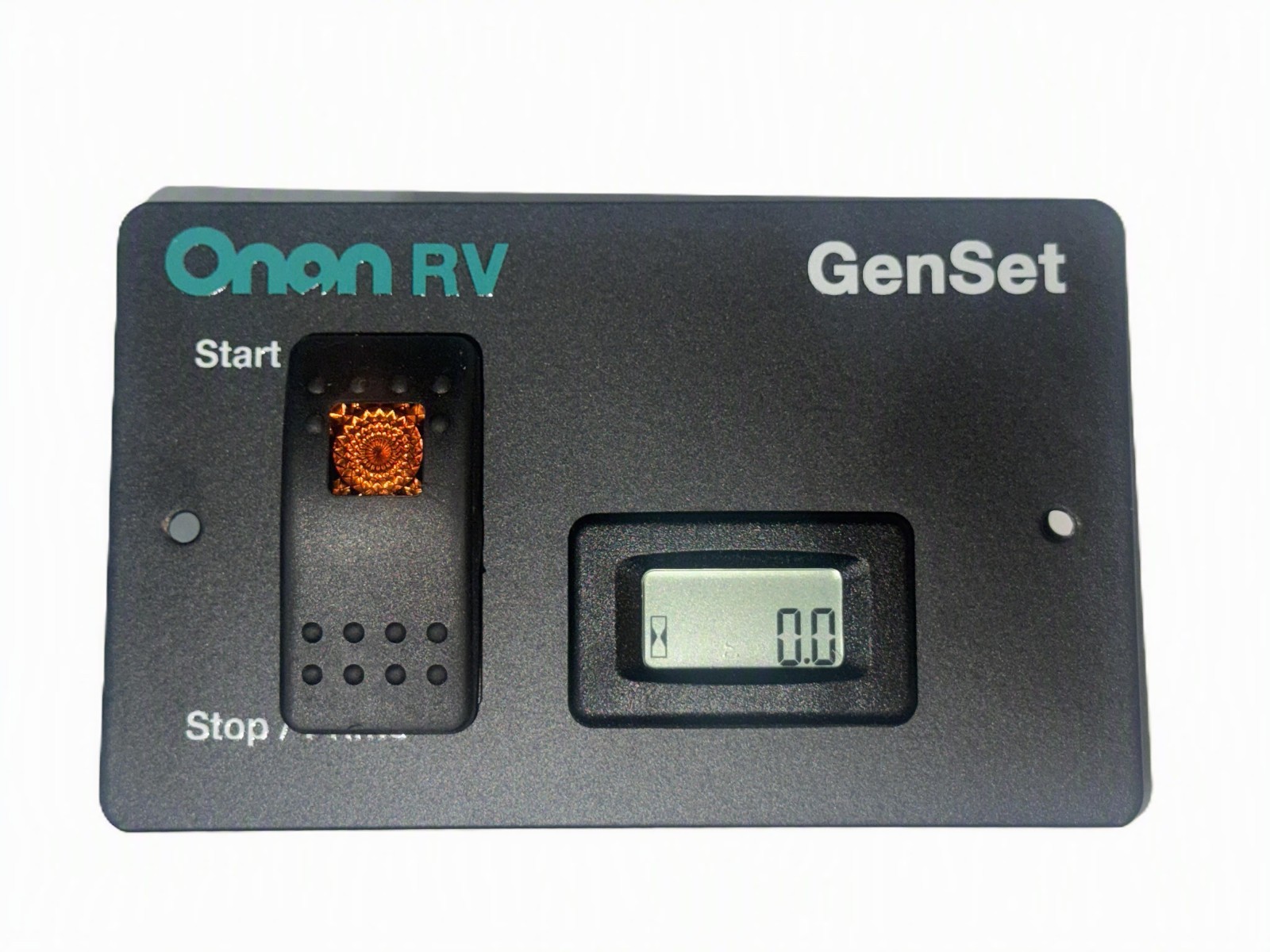 Onan Silent Remote Start Switch & Digital Hour Meter 12 Volt Gas LP Propane Pane Onan Silent Remote Start Switch & Digital Hour Meter 12 Volt Gas LP Propane Pane