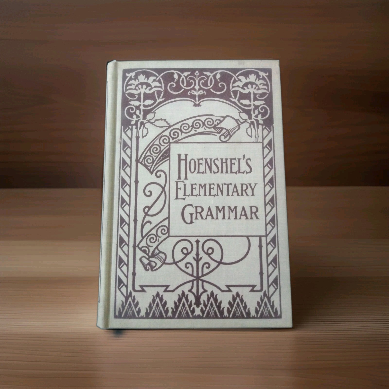 Antique 1899 Hoenshel\'s Elementary Grammar Good