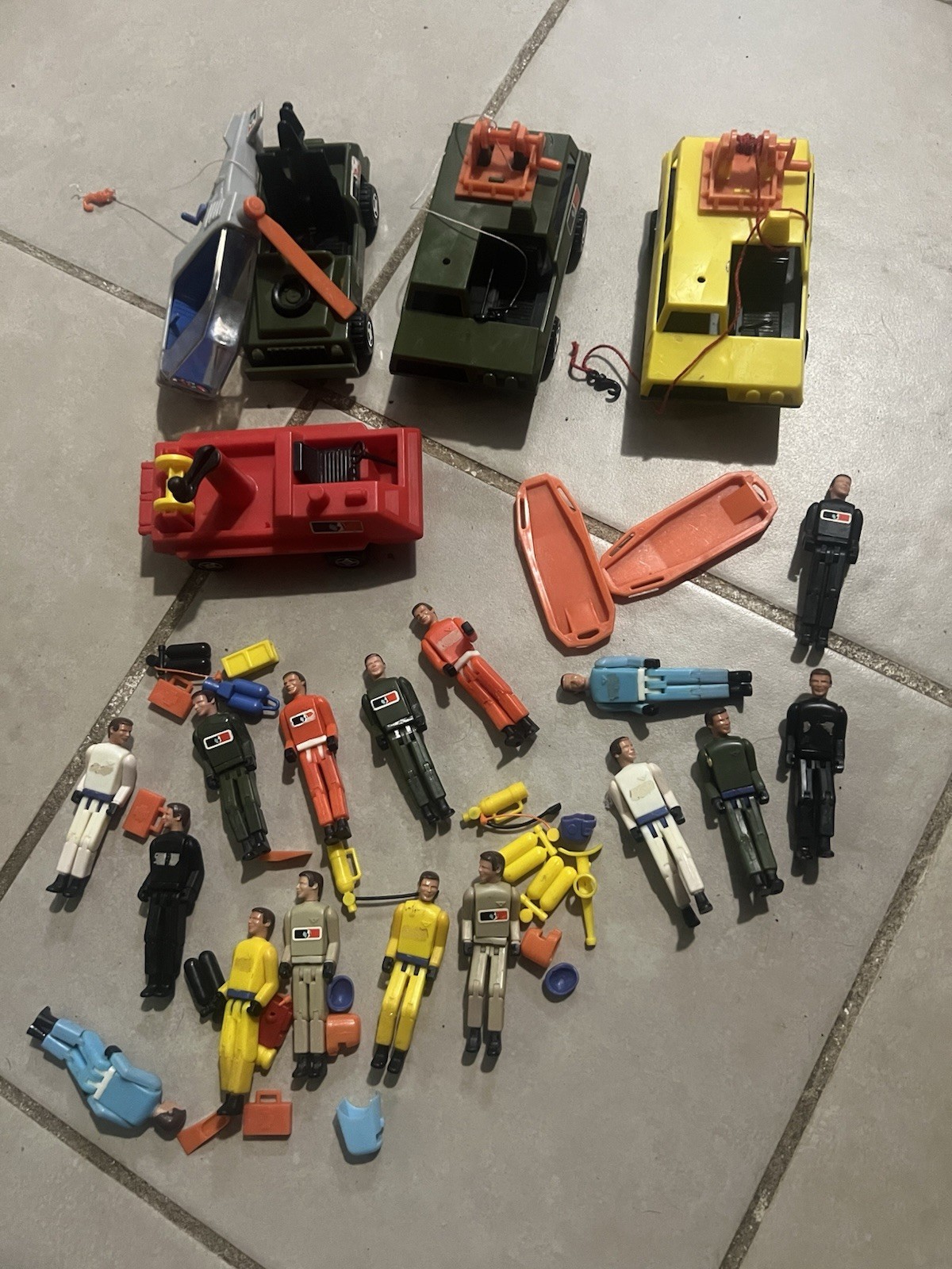 Vintage 1970’s Matchbox MAC Mobile Action Command Lot