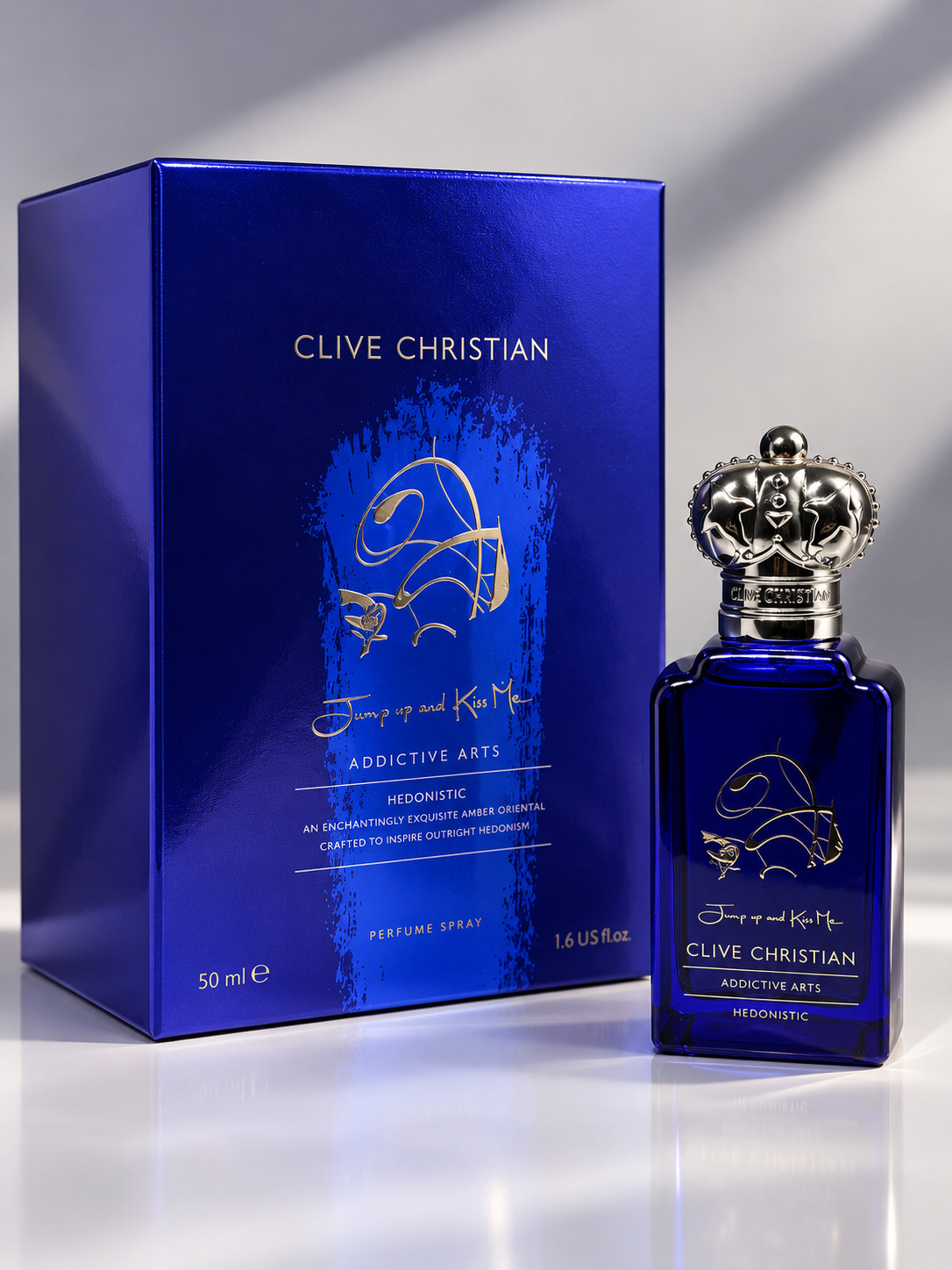 Clive Chrisitan Hedonistic Jump Up And Kiss Me 1.6oz/50ml NEW Clive Chrisitan Hedonistic Jump Up And Kiss Me 1.6oz/50ml NEW