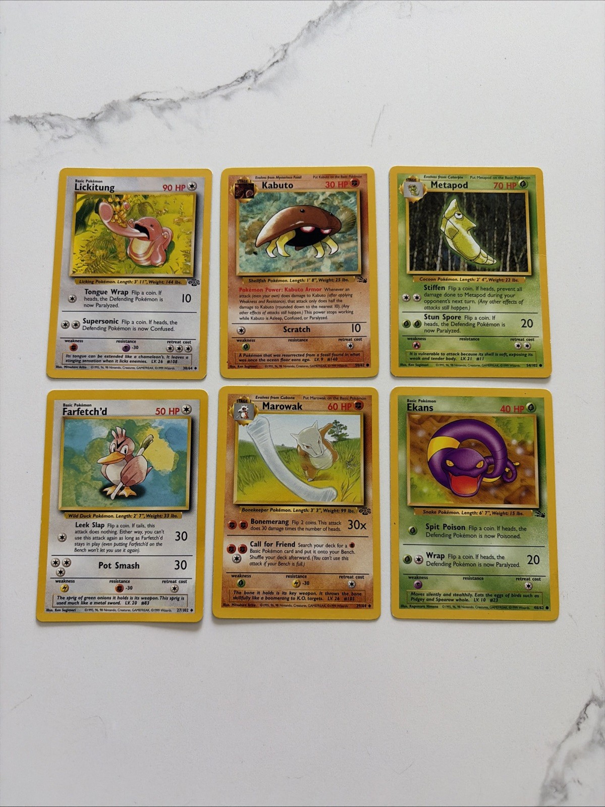 Pokémon Vintage 1st Edition 1999 Base Set Regular