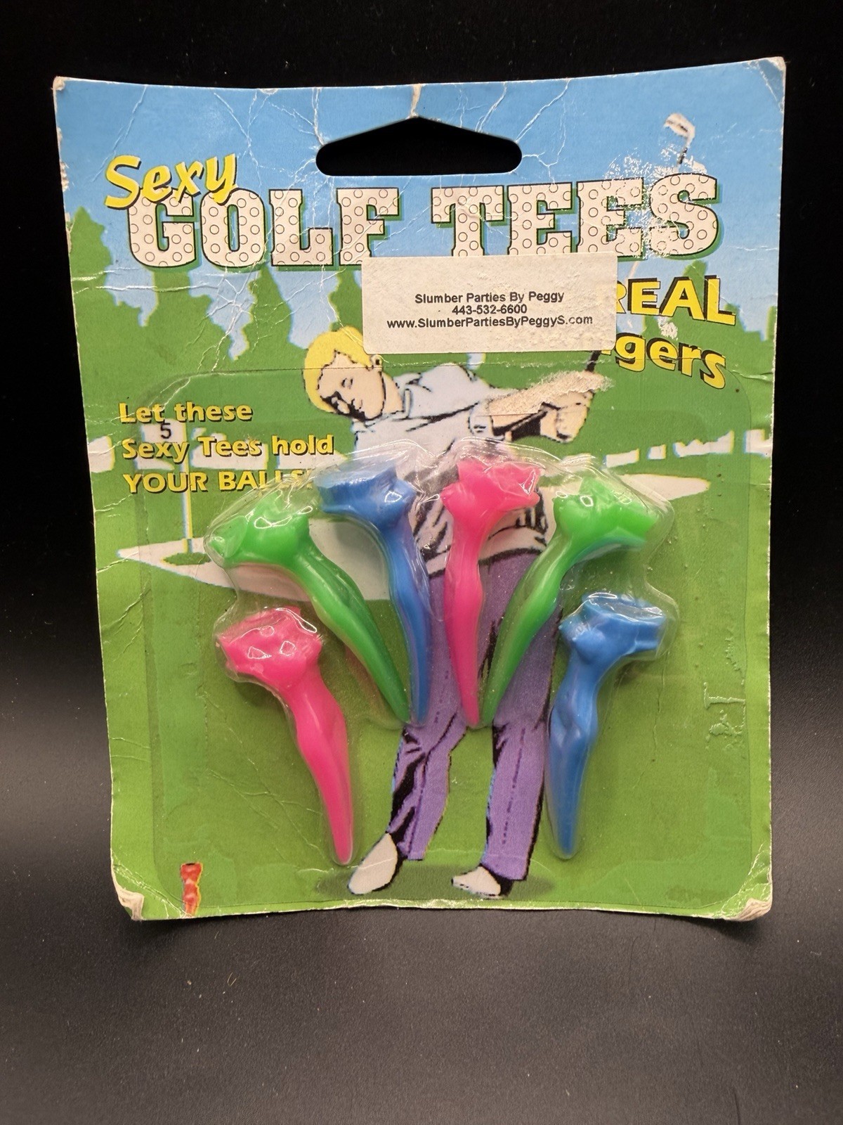 Vintage 1996 Pipedream Sexy Golf Tees Gag Gift Adult Novelty Sealed Pack 