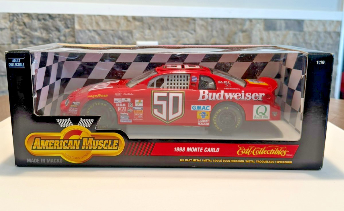 ERTL American Muscle 1/18 Nascar 1998 Chevrolet Monte Carlo #50 Budweiser