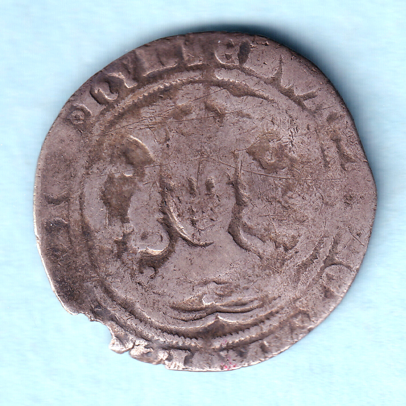 Great Britain. (1356-61) Edward 111 - Groat..  York Mint - Series D.  VG/F