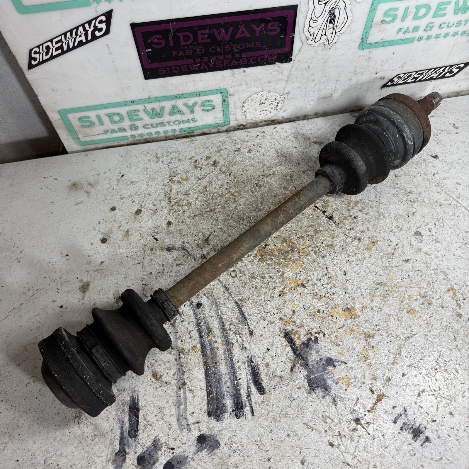 91-93 Mercedes 190e 190D Rear CV Axle Drive Shaft W201 M102 102mm 650mm