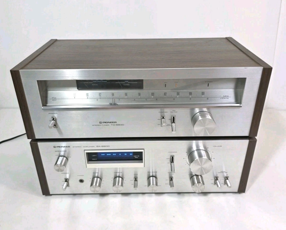 Pioneer SA-6800 Stereo Integrated Amplifier TX6800 TUNER, JAPAN, VINTAGE SET Pioneer SA-6800 Stereo Integrated Amplifier TX6800 TUNER, JAPAN, VINTAGE SET