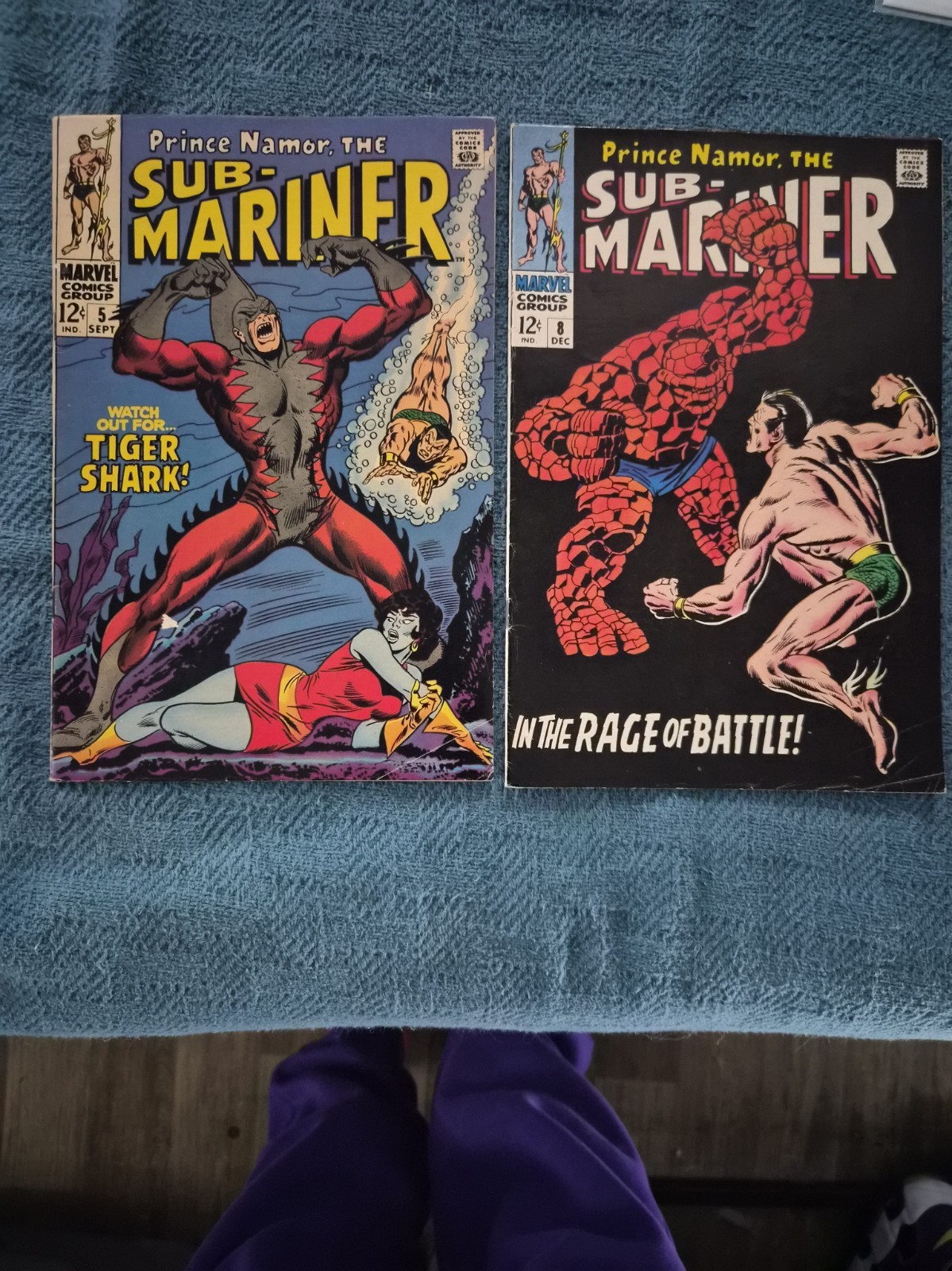 Sub Mariner Issues #5 #8 In Cgc F/VF+ GREAT SHAPE. Sub Mariner Issues #5 #8 In Cgc F/VF+ GREAT SHAPE.