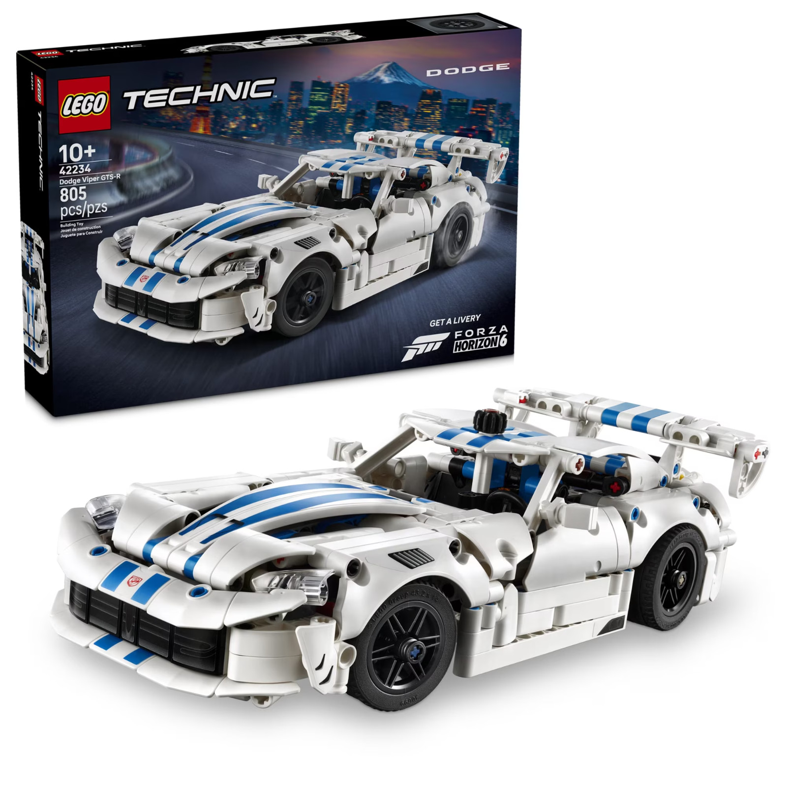 LEGO Technic Dodge Viper GTS-R Sports Car Toy