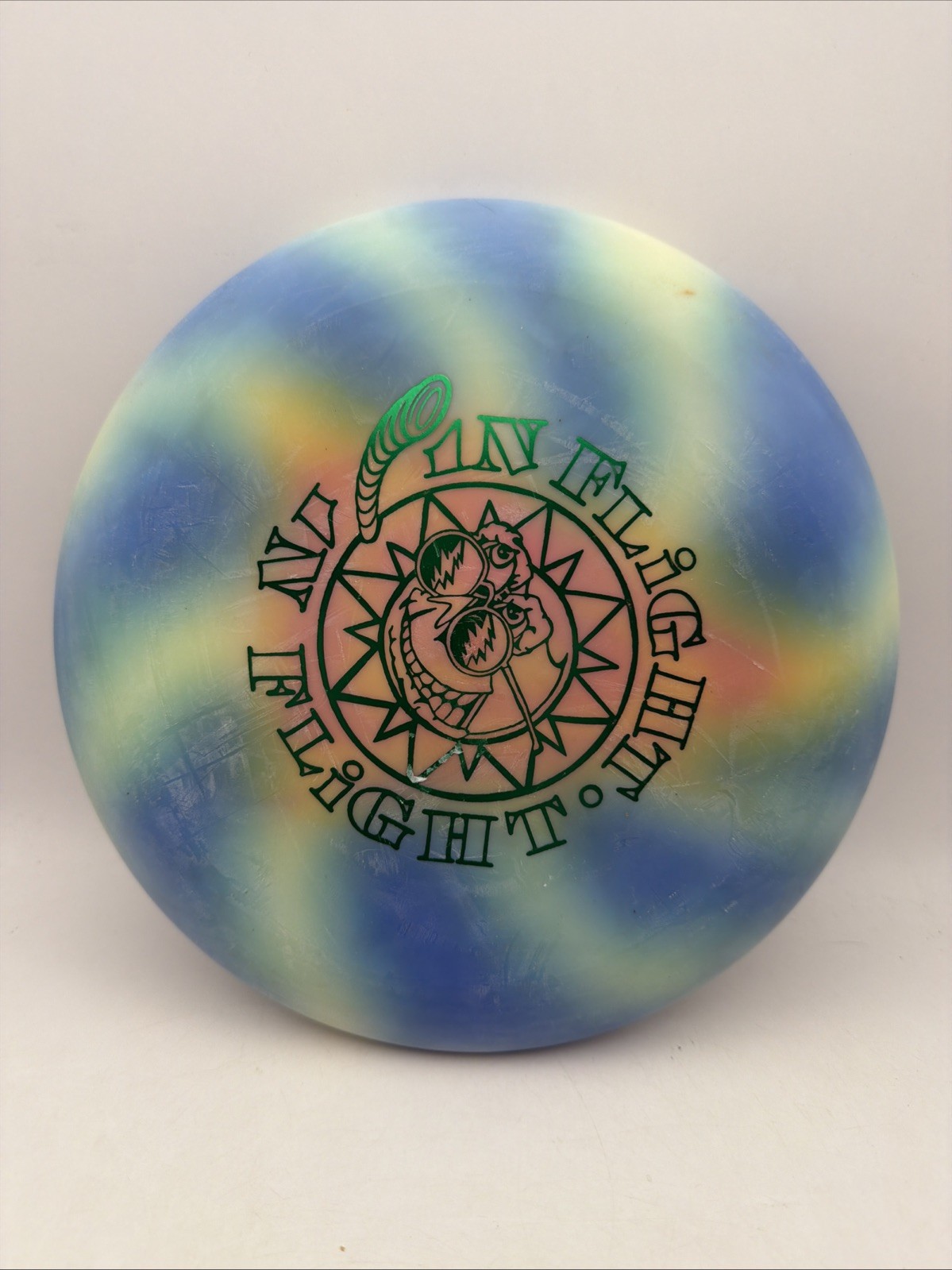 VTG DISCRAFT FIRST RUN ELITE APX In Flight Grateful Dead Tie-Dye Disc Golf 175g VTG DISCRAFT FIRST RUN ELITE APX In Flight Grateful Dead Tie-Dye Disc Golf 175g