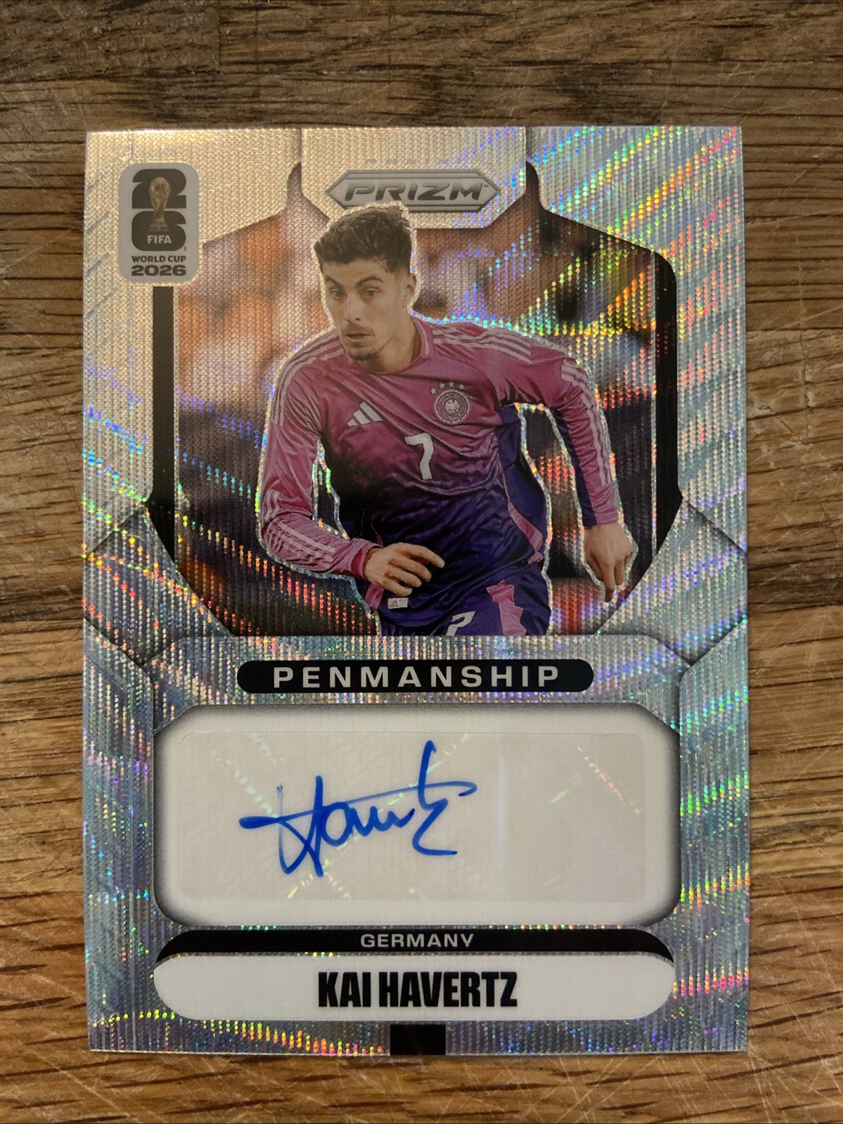 2026 Prizm FIFA World Cup - Kai Havertz (AU) #P-KAI Penmanship Wave Prizm - MINT