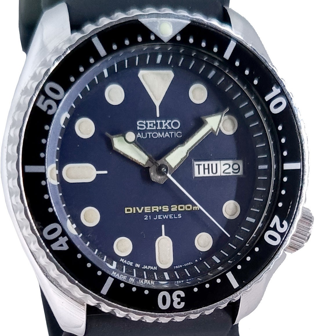 Vintage SEIKO diver SKX007 Genuine 7S26-0020 case All Original movt & \