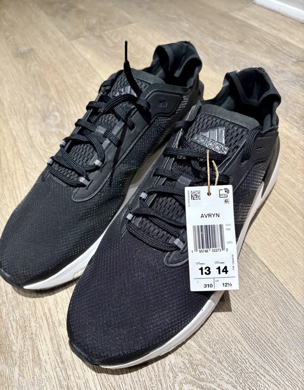 NWT Adidas Boost Avryn Size 13 Running Shoes Black White No Box NWT Adidas Boost Avryn Size 13 Running Shoes Black White No Box