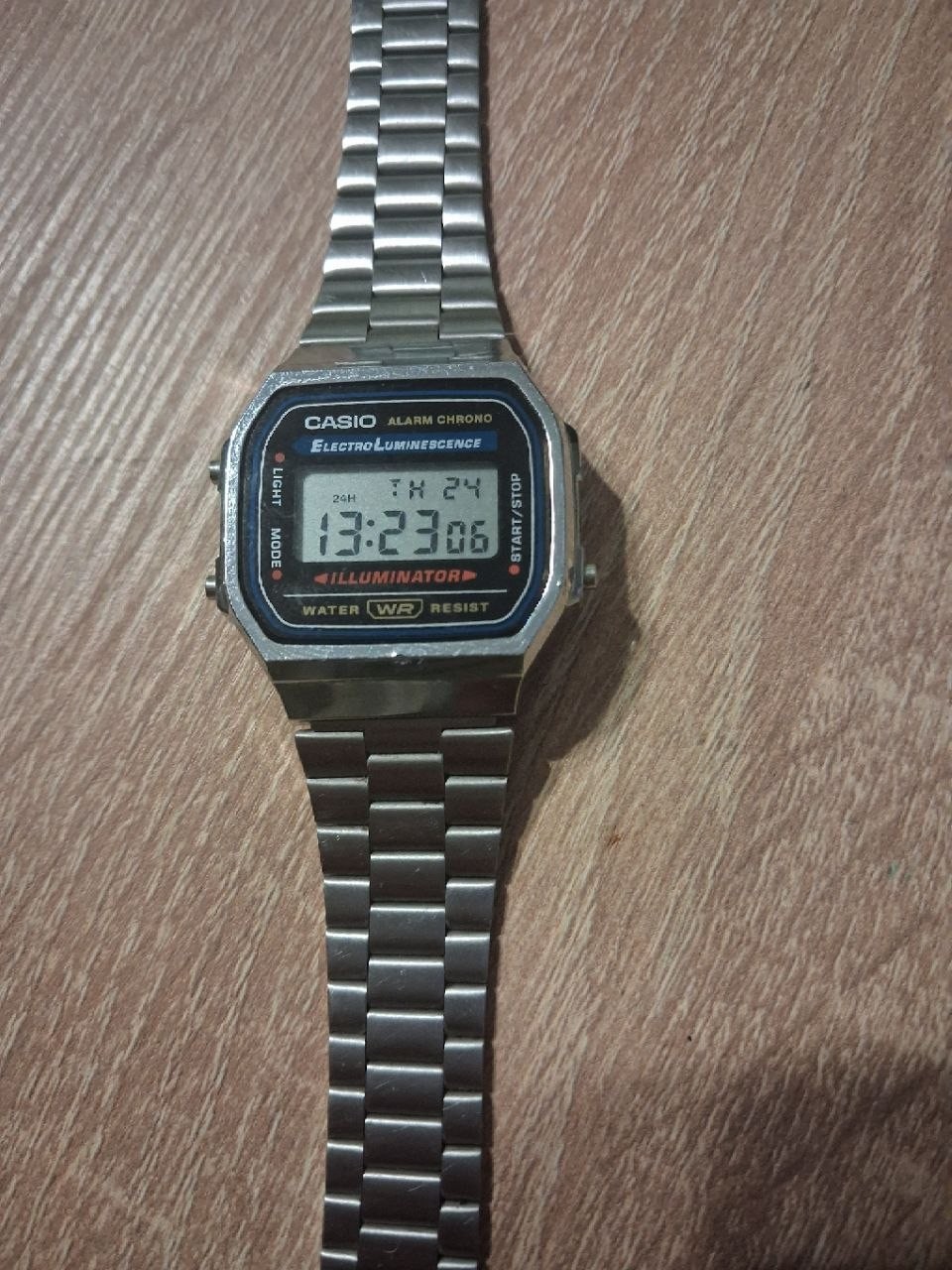 Casio Vintage A168 Metal Digital Watch Module 3298 Illuminator
