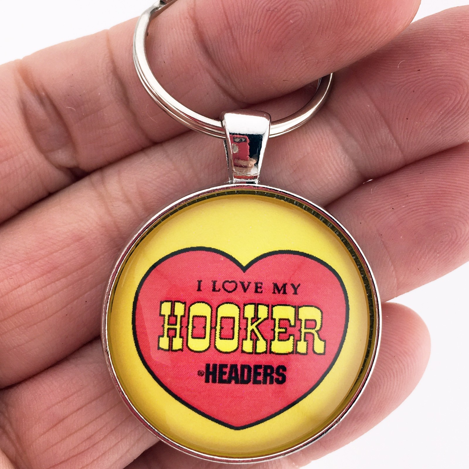 Vintage I Love My Hooker Headers 80\'s Retro Logo Sign 1.2\