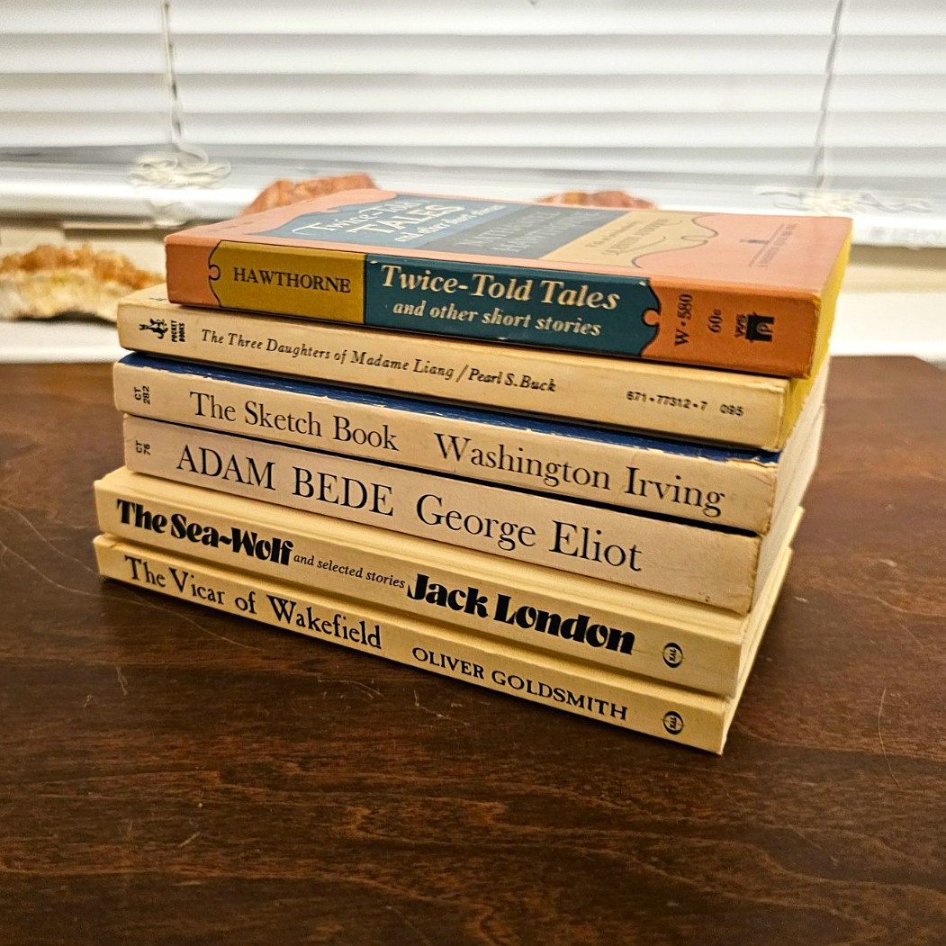 Signet Classic NAL Lot of 6 Vintage 1964 Illustrated Paperback Classics