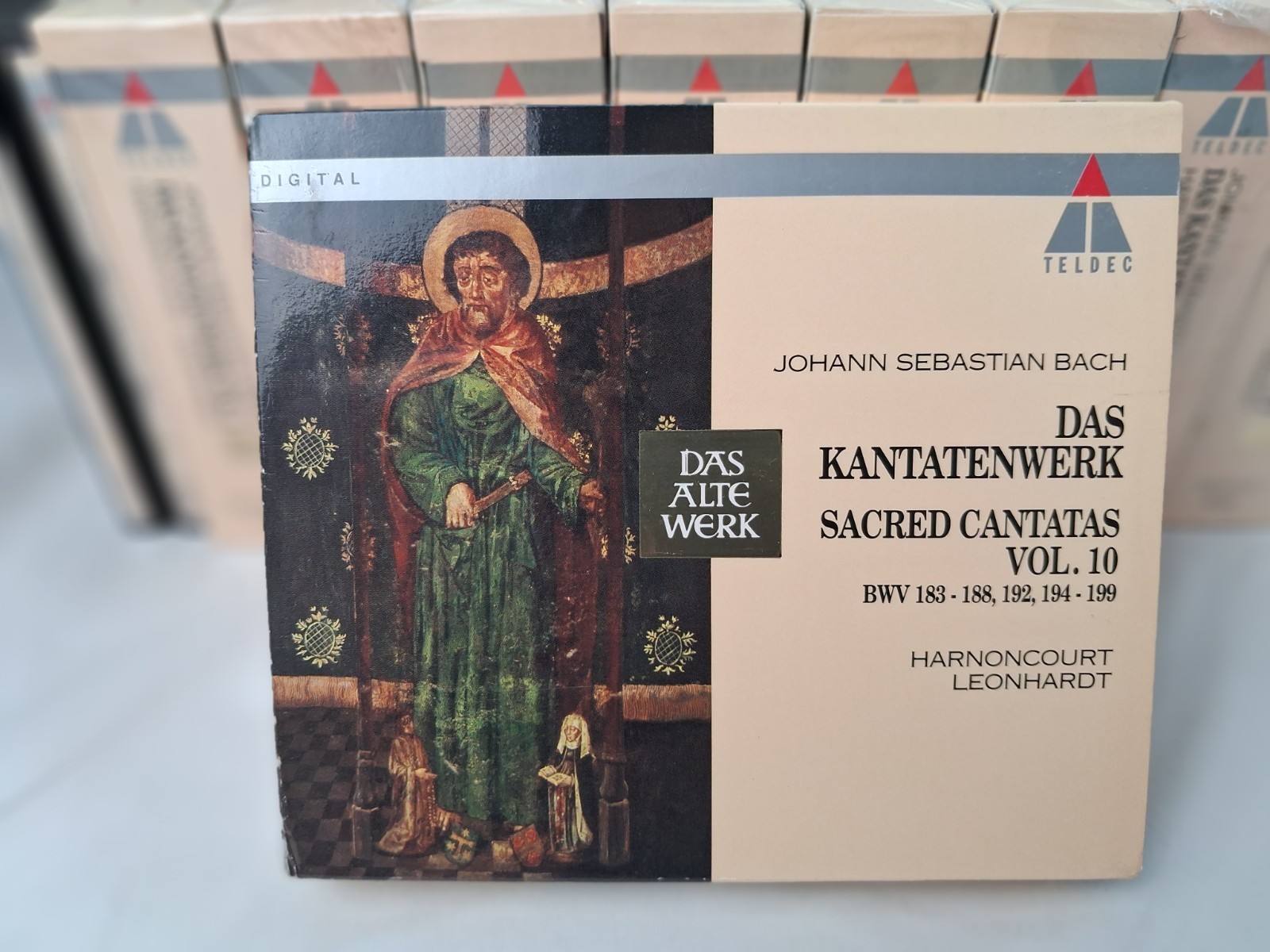 Bach Sacred Cantatas 60 CD Teldec Harnoncourt Leonhardt ***SEE DESCRIPTION***
