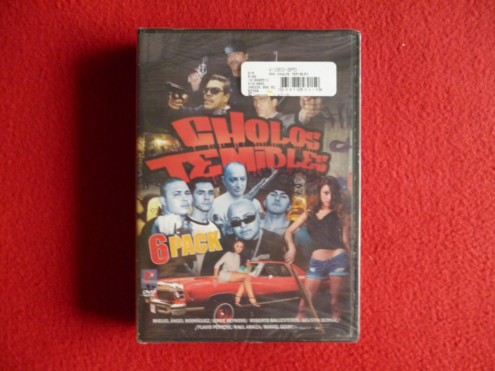 CHOLOS TEMIBLES, CHOLOS MALDITOS, MI BARRIO CHOLO, 6 PACK DVD SEALED NEW