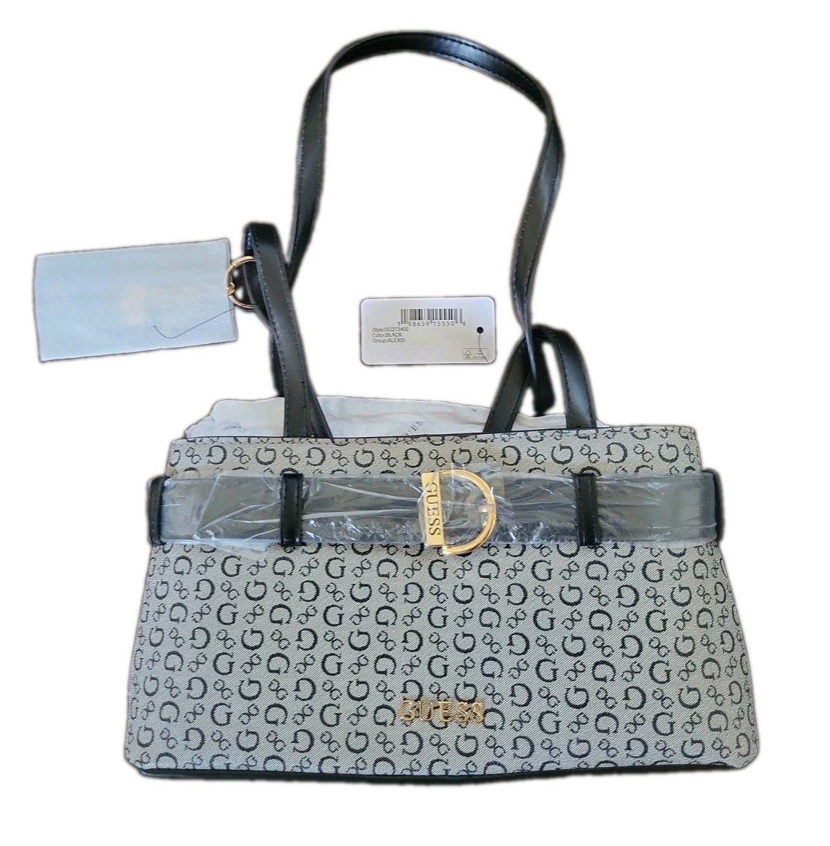 New GUESS Alexis Monogram Shoulder Purse  Bag 