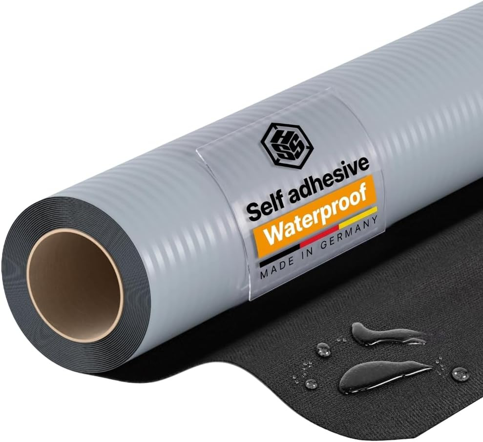 EPDM Waterproofing Membrane 52 Mil  Self-Adhesive Sheet for Roofs 32Ft. Length |