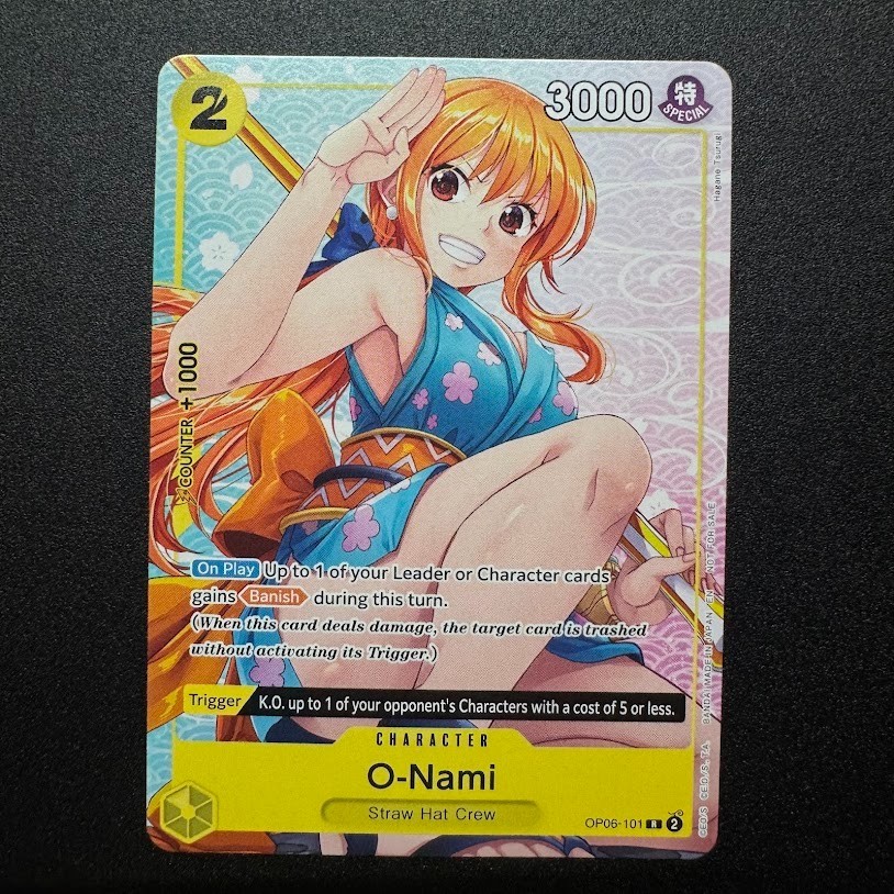 O-Nami OP06-101 R - One Piece TCG English Promotion Card NM Welcome Pack Vol. 2