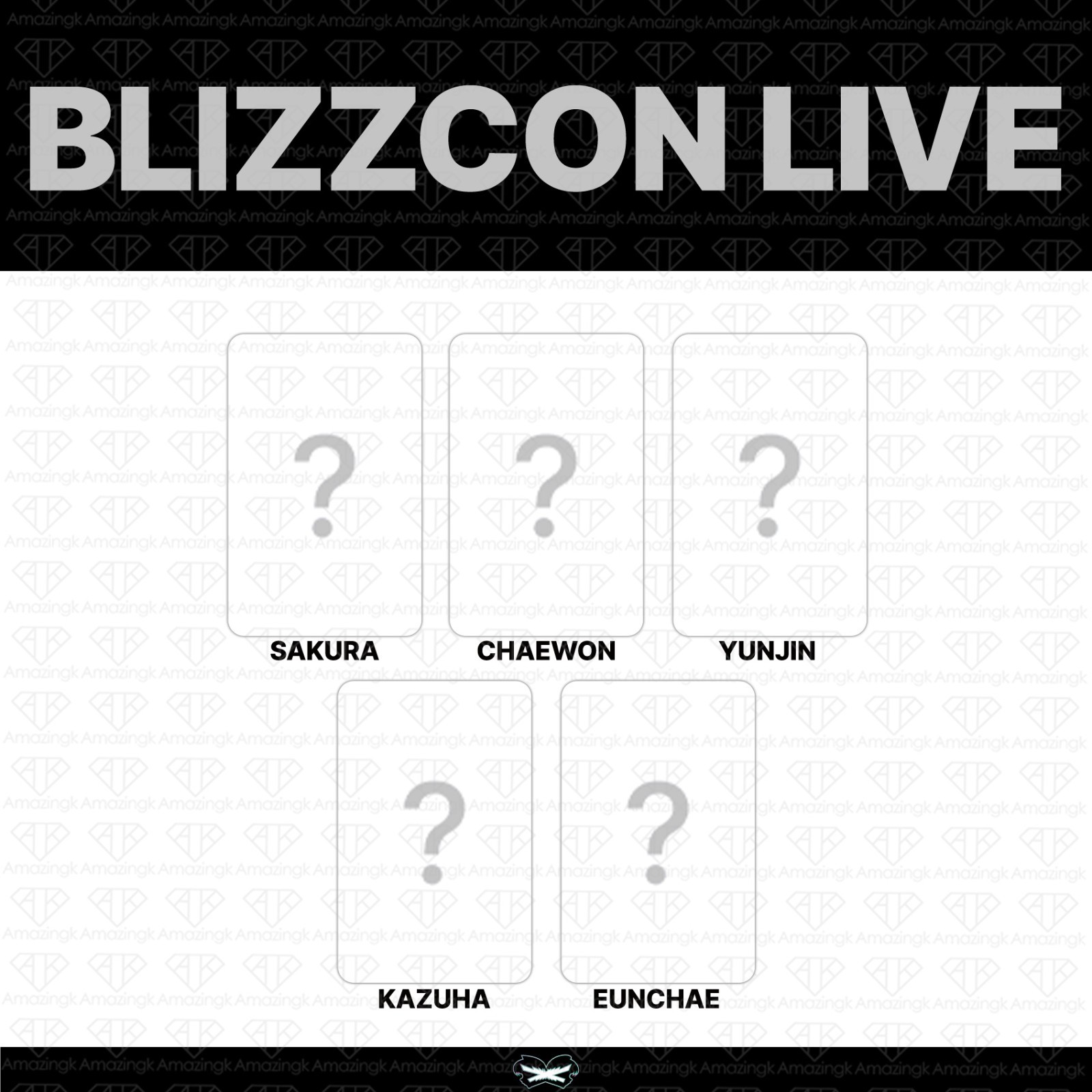[PreSale] LE SSERAFIM 2nd Single Made My Night BlizzCon LIVE Event Photocard
