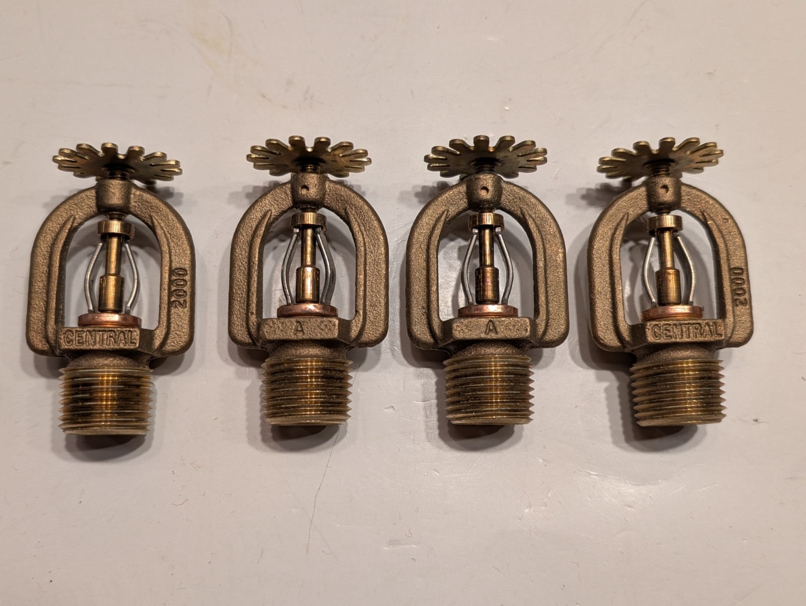 Lot of 4 CENTRAL - 804A 2000 Sprinkler Heads
