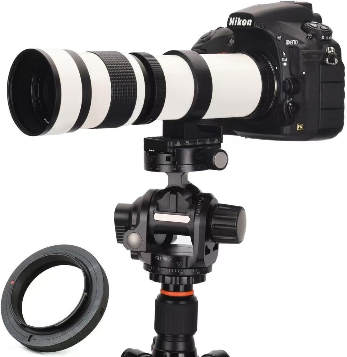 420-800Mm F/8.3 Telephoto Zoom Lens for Canon EOS Rebel T8I/T7I/T7/T6I/T5/T3I/T2