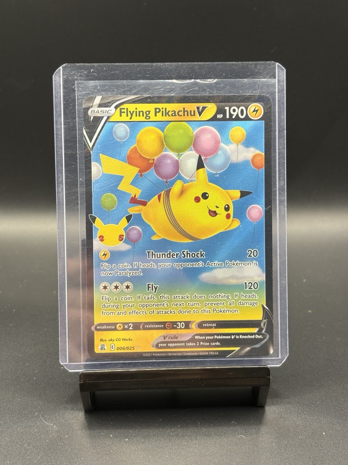 Flying Pikachu V 006/025 Celebrations Holo Flying Pikachu V 006/025 Celebrations Holo