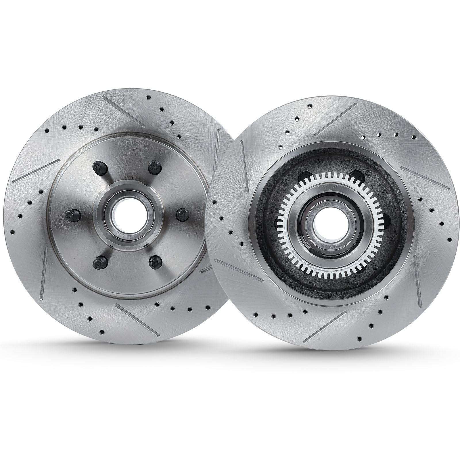 2PCS Front Rotors 54107 Ford F-150/Lobo 2004-2008 Lincoln Mark LT 2006-2008