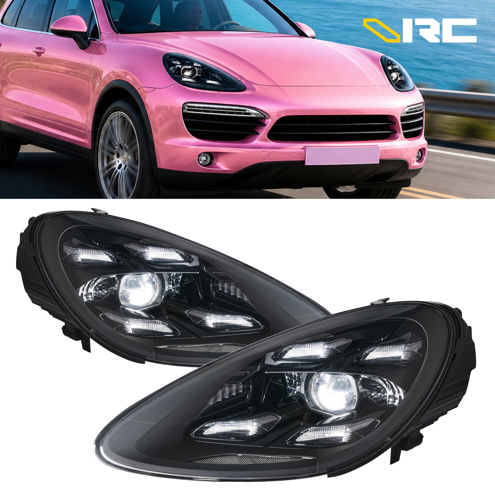 No Error 2023 style Matrix LED Headlights For 2011-2014 Porsche Cayenne 958.1 No Error 2023 style Matrix LED Headlights For 2011-2014 Porsche Cayenne 958.1