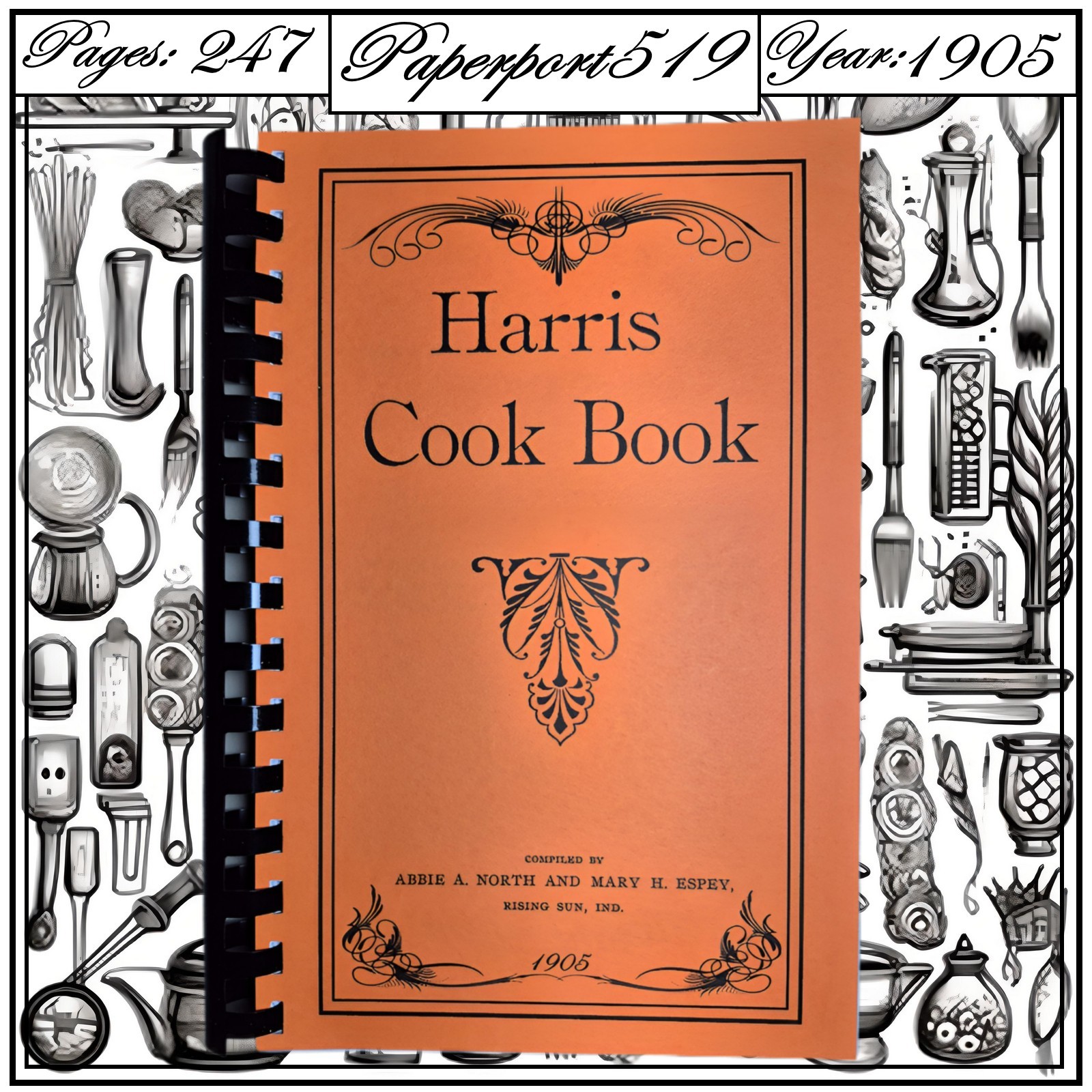1905 The Harris Cook Book 247 Pages 1905 The Harris Cook Book 247 Pages