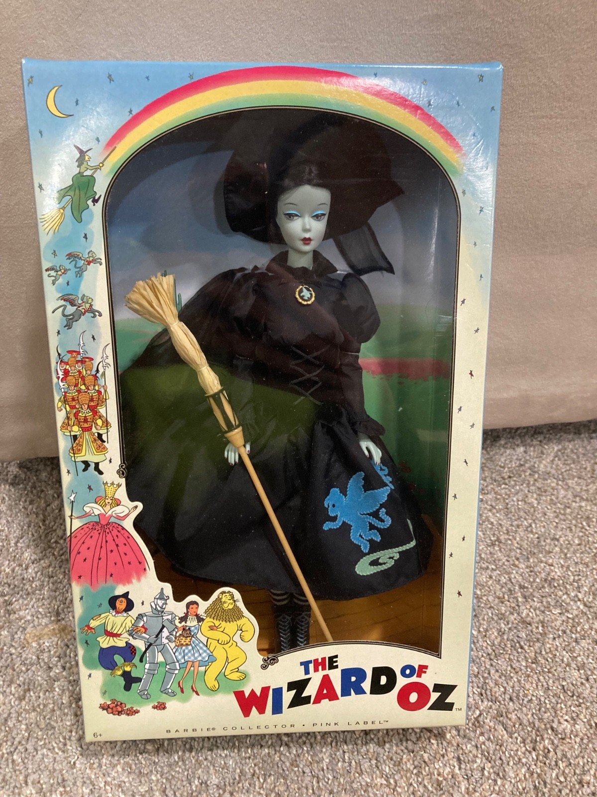 Rare Unopened The Wizard Of Oz Wicked Witch Barbie Pink Label. VIntage.