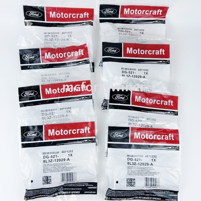 8PCS Motorcraft Ignition Coils DG521 For Ford F150 Expedition 4.6L 8L3Z12029A