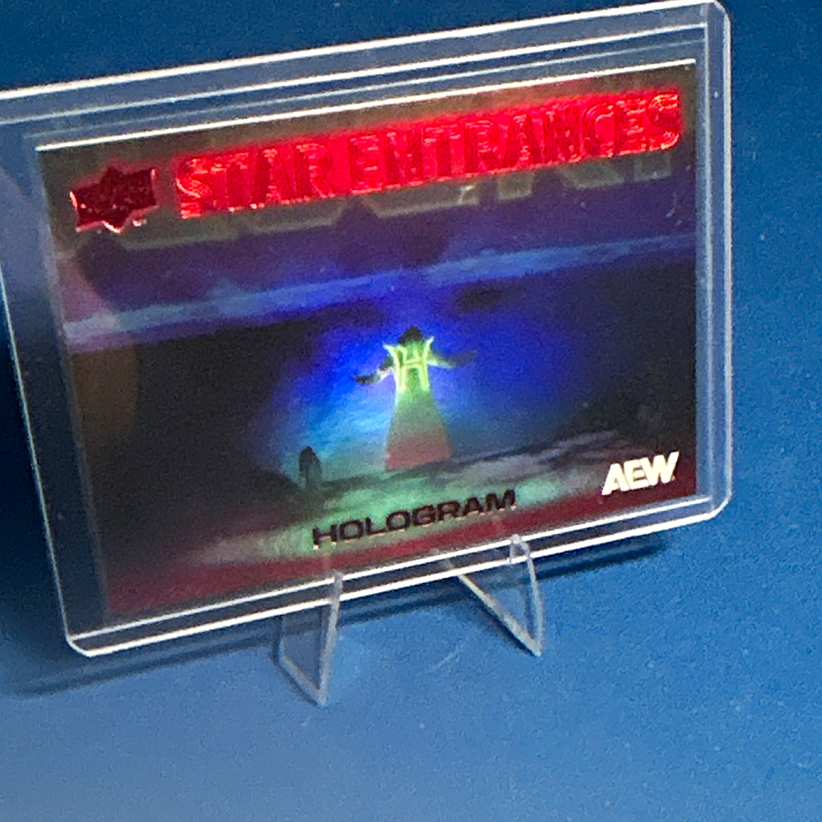 2026 Upper Deck AEW Hologram Star Entrances Red /299 #SE-4